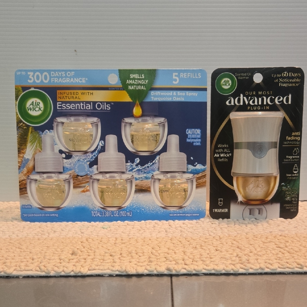 Air Wick Essential Oils Plug-In And 5 Refills